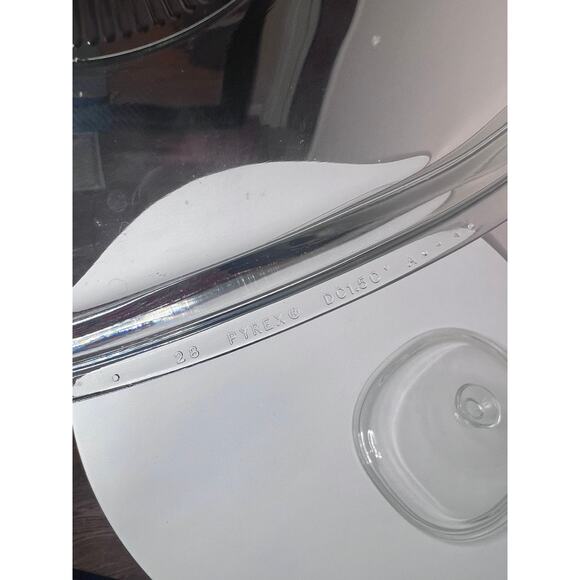 SET of TWO Vintage Corningware Pyrex Replacement Lids DC1.5 and F12C - Picture 4 of 4